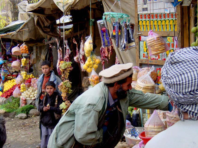 Man Buying in the Market of Rokha